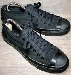 ■CONVERSE ジャックパーセル■ 黒 ブラック 24cm キャンバス 美品