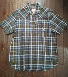 BARACUTA バラクータ イングランド メンズ 半袖 チェックシャツ