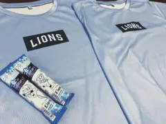 ⭐️ ライオンズ 冷感Tシャツ　水色 160 2枚　冷タオル付　⭐️