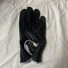 ブラック ゴルフグローブ 合成皮革右手
