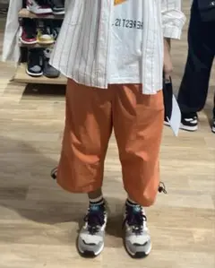 ナイロンクロップドパンツ　半端丈　y2k 裏原　bal original