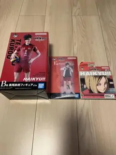 新品・未開封　一番くじ　黒尾鉄朗　フィギュア・アクリルスタンド・孤爪研磨　色紙