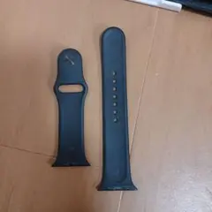 純正Apple Watch用 黒 シリコンバンド38mm