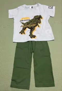 腹巻き付きパジャマ上下セット　アニアアニマルアドベンチャー