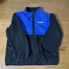 XLARGE フリースジャケット XLARGE青/黒