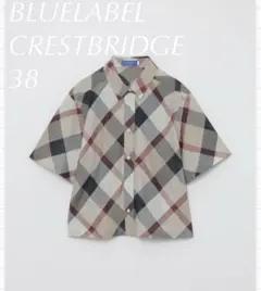 クレストブリッジチェックカラミクロスシャツ