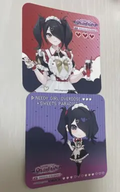 ニディガ 超てんちゃん あめちゃん スイパラ コースター 2枚セット