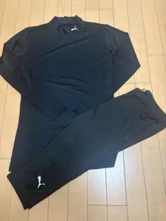 プーマ　コンプレッションシャツ(XXL)+7分丈パンツ(L)