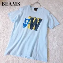 【ビームス】L Tシャツ ワンダフルデザインワークス プリント レゴブロックベア