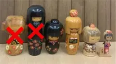 お人形風こけし 4体セット