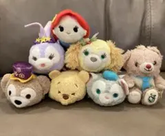 ディズニー　ツムツム　6個　ユニベアストラップ　セット