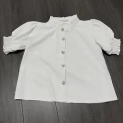 AIRLY momo ホワイト 半袖シャツ 130