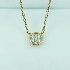 エテ ete ブリリアントダイヤネックレス ピンクゴールド
