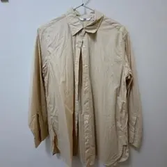 ユニクロ　コットンシャツ