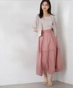 プロポーションボディドレッシング シアータックスカート Aライン