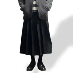 COMME des GARÇONS メンズ プリーツスカートBLACK モード