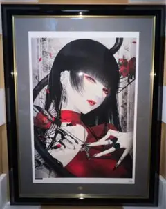 アールビバン 皐月恵 桃源郷 版画 Yahoo!オークション - 1円〜 同梱不可 箱無 アールビバン 版画