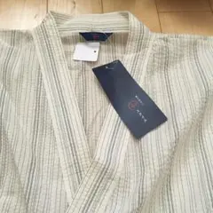 新品　メンズ　甚平　作務衣　LLサイズ　綿100