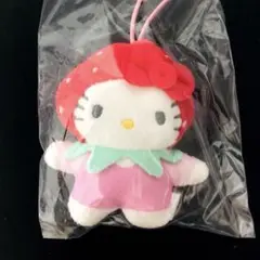 サンリオキャラクターズシークレットマスコット　キティ　いちごフード