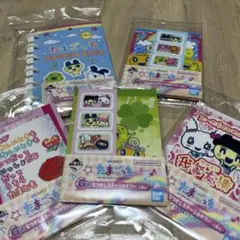 たまごっち 一番くじ Ｇ賞 なつかしステーショナリー☆メモ帳＆ステッカー☆全種