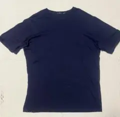 ユニクロ　+J メンズ　Tシャツ(半袖)　XLサイズ　ネイビー オーバーサイズ