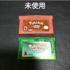 ゲームボーイアドバンスソフト　ポケモン　 エメラルド　ファイアーレッド　新品