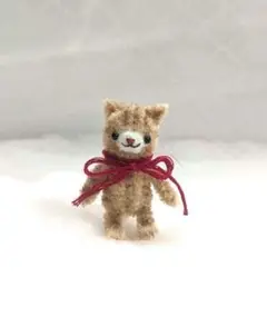 モールアート　モールねこ　茶トラ　ミニチュアキャット　モールベア
