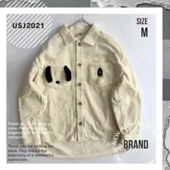 美品　USJ　ユニバ　スヌーピー　SNOOPY コーデュロイ　トップス　2021