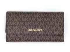 MICHAEL KORS マイケルコース 三つ折り財布 長財布 ブラウン