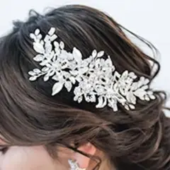 【未使用】ブライダル ウェディング ベッドドレス シルバー アクセサリー