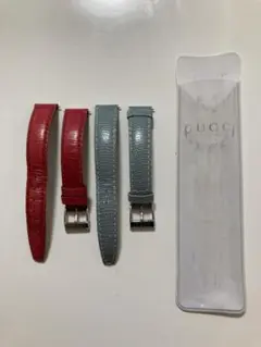 グッチ レザーベルト2本セット
