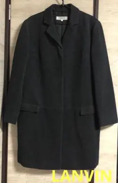 LANVIN Collection 日本製 アンゴラ65% デザインコート