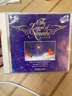 PCエンジン　風の伝説ザナドゥⅡ SUPER CD-ROM2 ケース説明書有り