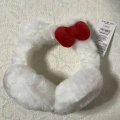 キティ イヤーマフ ヒョウ柄 耳当て リボン カチューシャ キティちゃん サンリオ♡ヒョウ柄 キティちゃん イヤーマフ 耳当て【激レア】