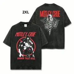 モトリー クルー ルックス ザット キル ヴィンテージ加工 半袖 Tシャツ2XL
