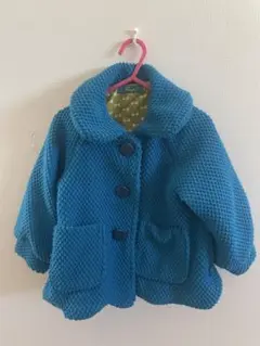 レトロ　青いジャケット 100サイズ