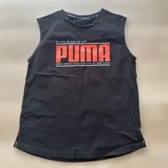 PUMA ブラック ノースリーブ タンクトップ 150