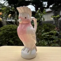 フランフラン オブジェ バード 置物 ピンク 鳥　オウム