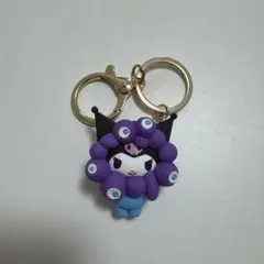 ミャクミャク　サンリオ　立体マスコットキーホルダー　クロミ
