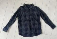 gap 160 グリーンチェックのシャツ