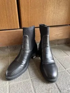 ZARA サイドゴア　ソックスブーツ