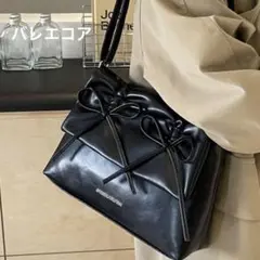 ダブルリボンスクエアショルダーバッグ
