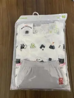 ユニクロ　ベビーパジャマ　80センチ　おにぎりぼうや