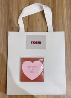 ★rosie ハート型メモ用紙＋ショッピングバッグ（ショッパー）付★