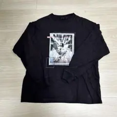 nicoand... ニコアンド　プリント長袖シャツ　メンズ　Ｍ