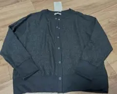 新品しまむら、season reason、カーディガンL、黒