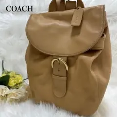 美品 オールドコーチOLD COACH 革 レザー リュック ブラウン