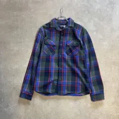 2000's〜 EXPRESS ボックスチェック　フランネルシャツ