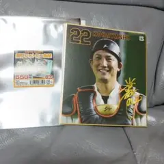 ジャイアンツ小林誠司選手フォトミニ色紙