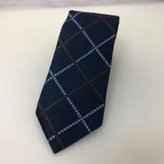 Aquascutum アクアスキュータム ネクタイ ネイビー 8041
